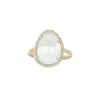 Sky Blue Topaz Ring in Yellow Gold