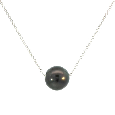 Tahitian Pearl on White Gold Chain