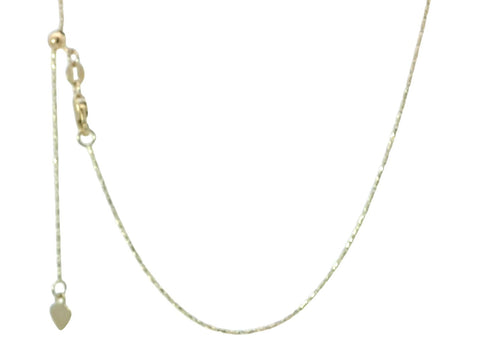 Adjustable Raso Chain in Yellow Gold