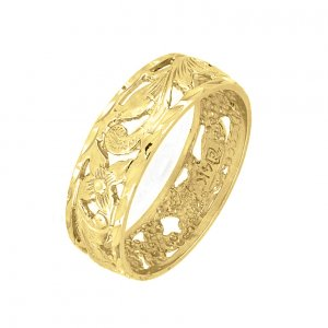Kaipo Ring in Yellow Gold