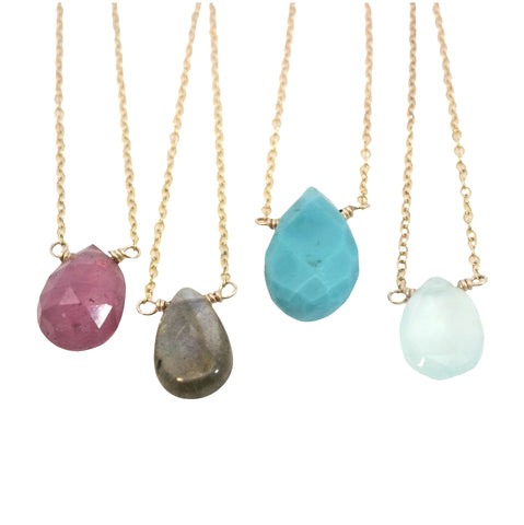 Colored Stone Necklace