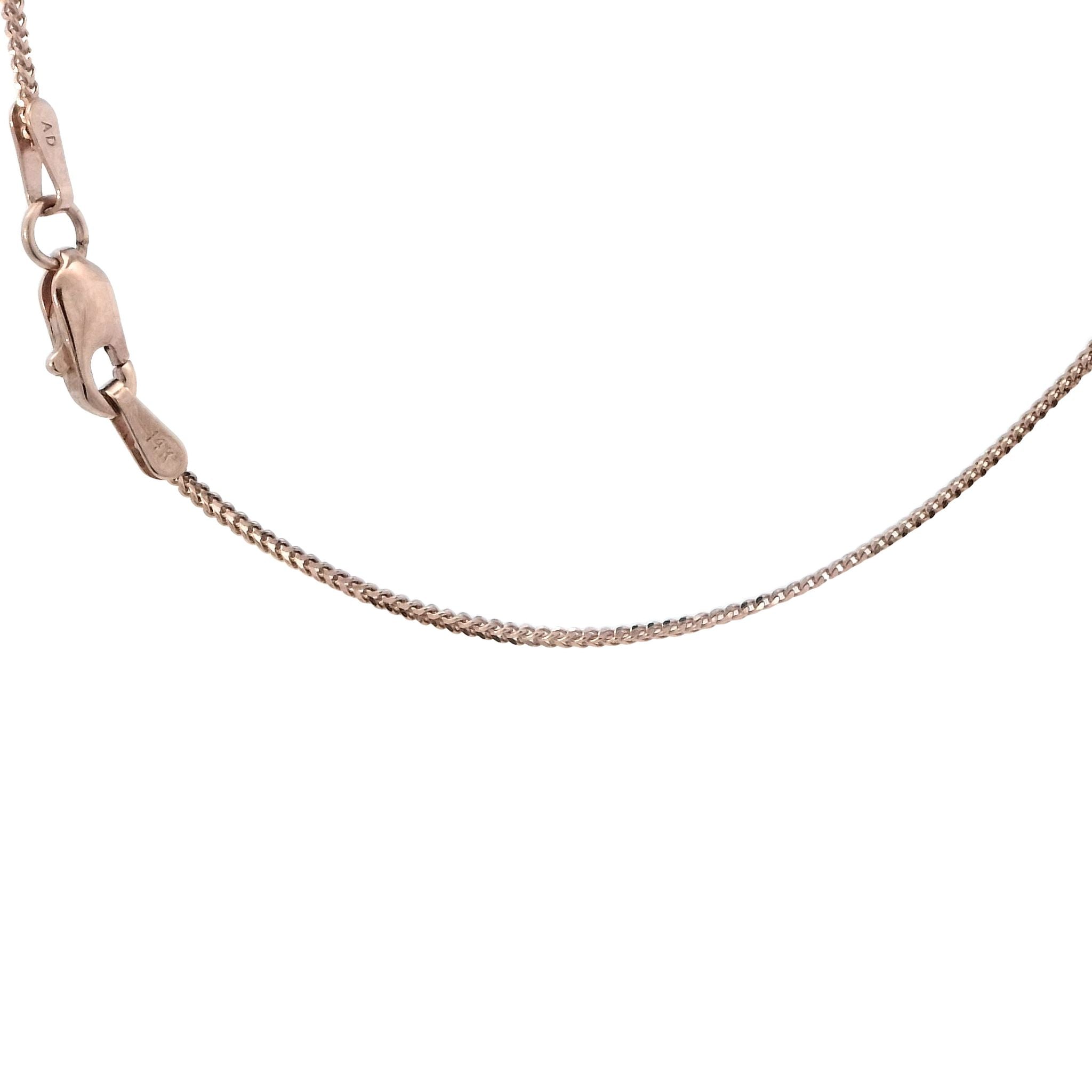 Singapore Foxtail Chain in Rose Gold
