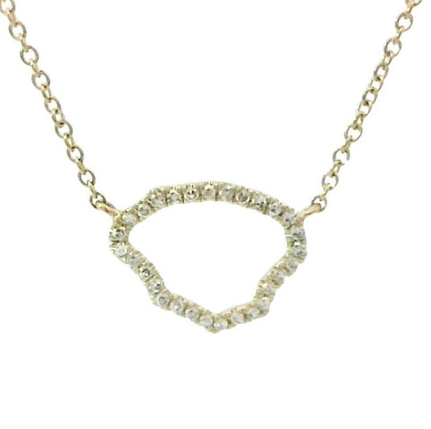 Kauai Diamond Necklace in Yellow Gold