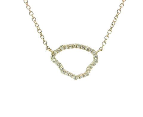 Kauai Diamond Necklace in Yellow Gold