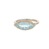 Sky Blue Topaz Ring in Yellow Gold