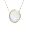 Moon Phase Necklace in Yellow Gold