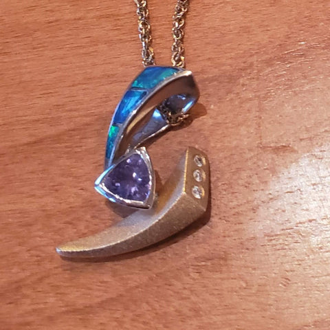 Colored Stone Pendant