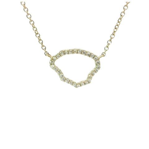 Kauai Diamond Necklace in Yellow Gold