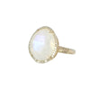 Moonstone Ring in Yellow Gold