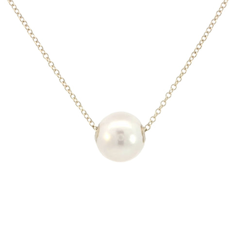 White Pearl on Chain