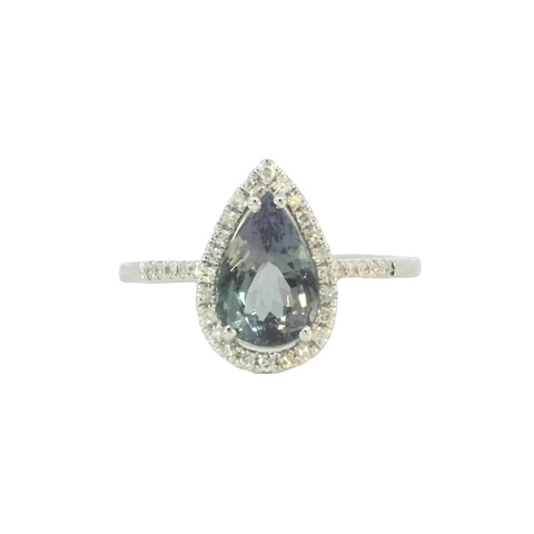 Tanzanite and Diamonds Ring