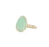 Chrysoprase Ring in Yellow Gold