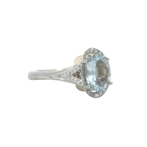 Aquamarine Ring