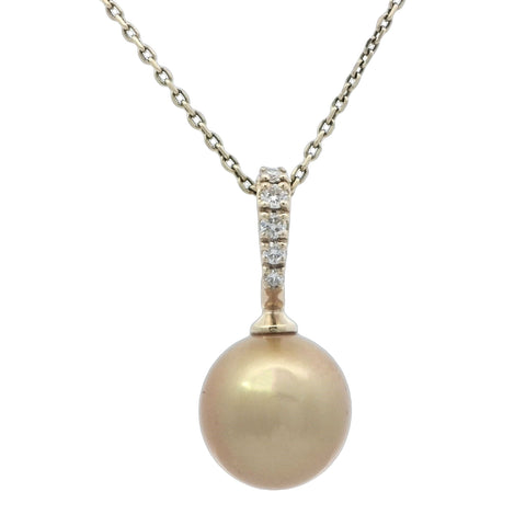 Golden South Sea Pearl Pendant