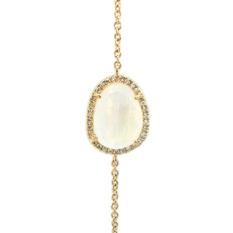 Moonstone Chain Bracelet