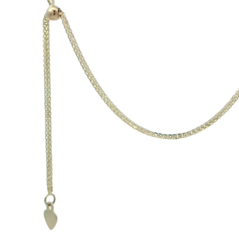 Adjustable Espiga Chain in Yellow Gold - 1.4mm