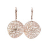 Circle Earrings in Rose Gold