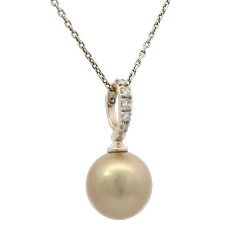 Golden South Sea Pearl Pendant