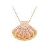 Sunrise Shell Pendant in Gold