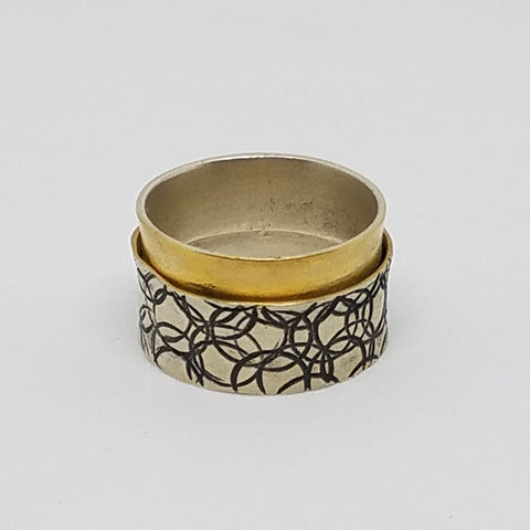 Two Tone Sleeve Ring
