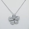 Silver Plumeria Pendant