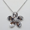 Silver Plumeria Pendant