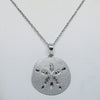 Silver Sand Dollar Pendant