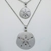 Silver Sand Dollar Pendant