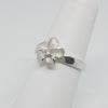 Silver Single Plumeria Ring