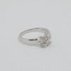 Silver Single Plumeria Ring