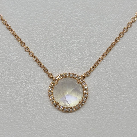 Rose Cut Gemstone Necklace