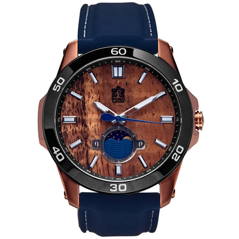 Castaway Copper Koa Wood Watch