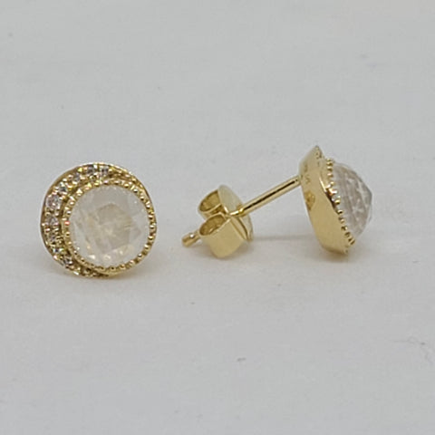 Moon Phase Stud Earrings