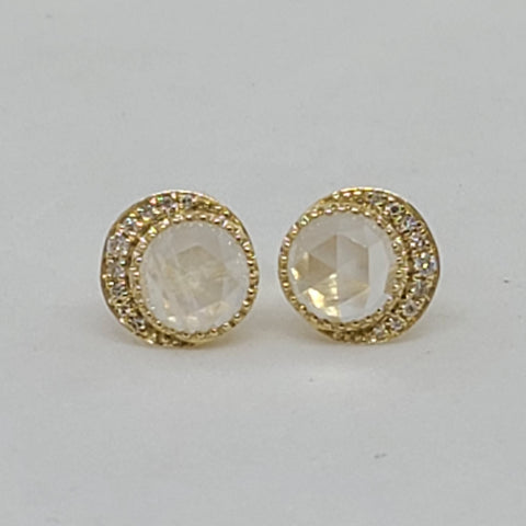 Moon Phase Stud Earrings