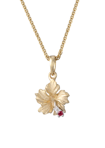Hibiscus Pendant