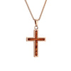Koa Cross Pendant with Chain