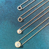 Rose Cut Gemstone Necklace