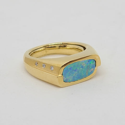 Men's Opal Ring